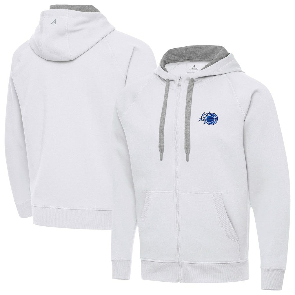 Orlando Magic Antigua New Logo Victory Full-Zip Hooded Sweatshirt