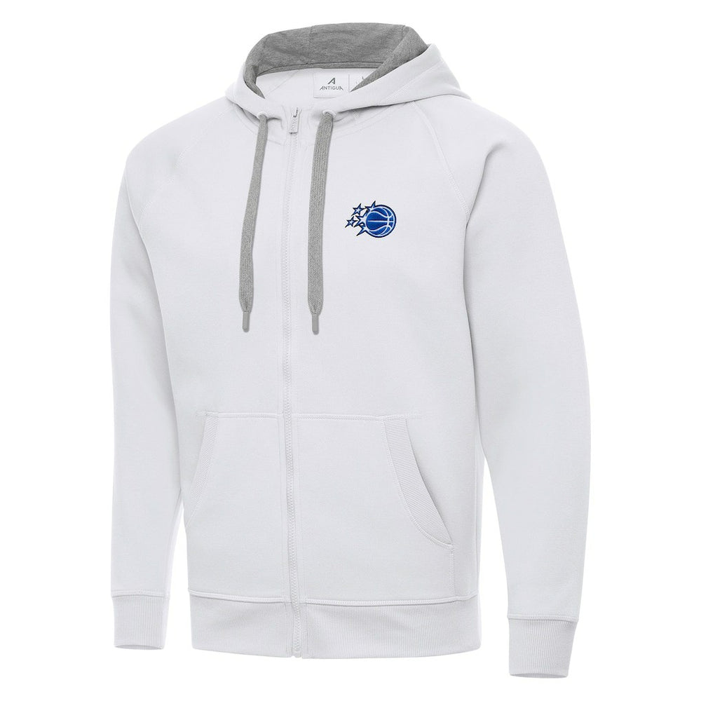 Orlando Magic Antigua New Logo Victory Full-Zip Hooded Sweatshirt