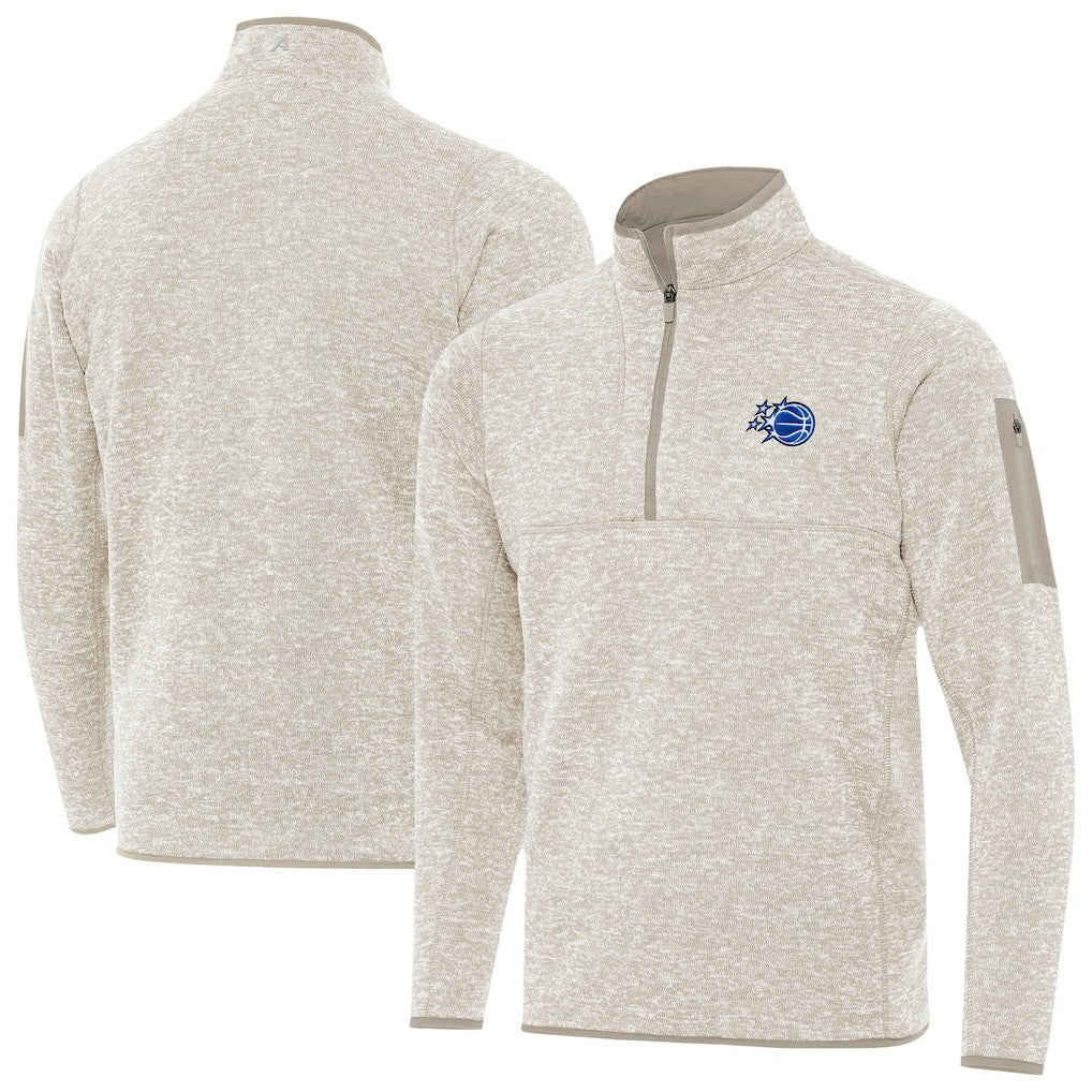 Orlando Magic Antigua New Logo Fortune Quarter-Zip Pullover Jacket