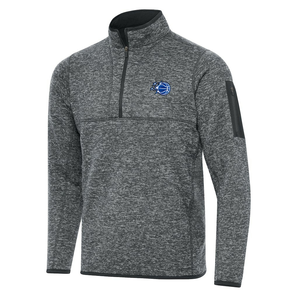 Orlando Magic Antigua New Logo Fortune Quarter-Zip Pullover Jacket