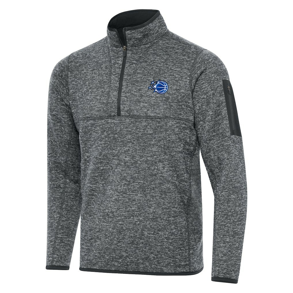 Orlando Magic Antigua New Logo Fortune Quarter-Zip Pullover Jacket