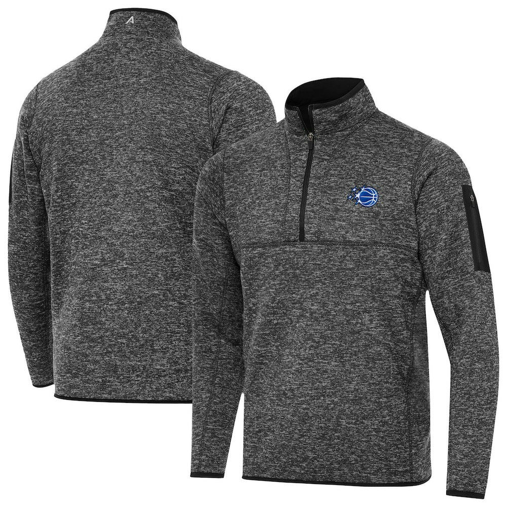 Orlando Magic Antigua New Logo Fortune Quarter-Zip Pullover Jacket