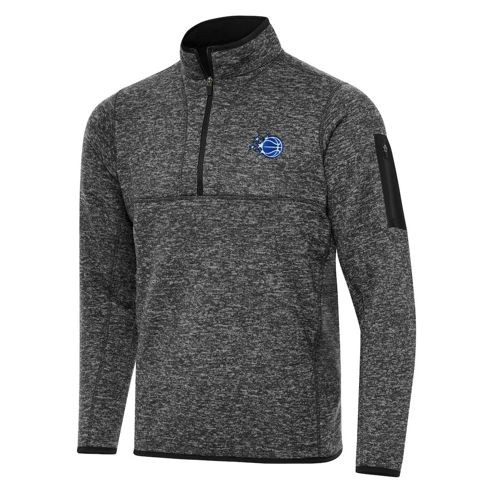 Orlando Magic Antigua New Logo Fortune Quarter-Zip Pullover Jacket