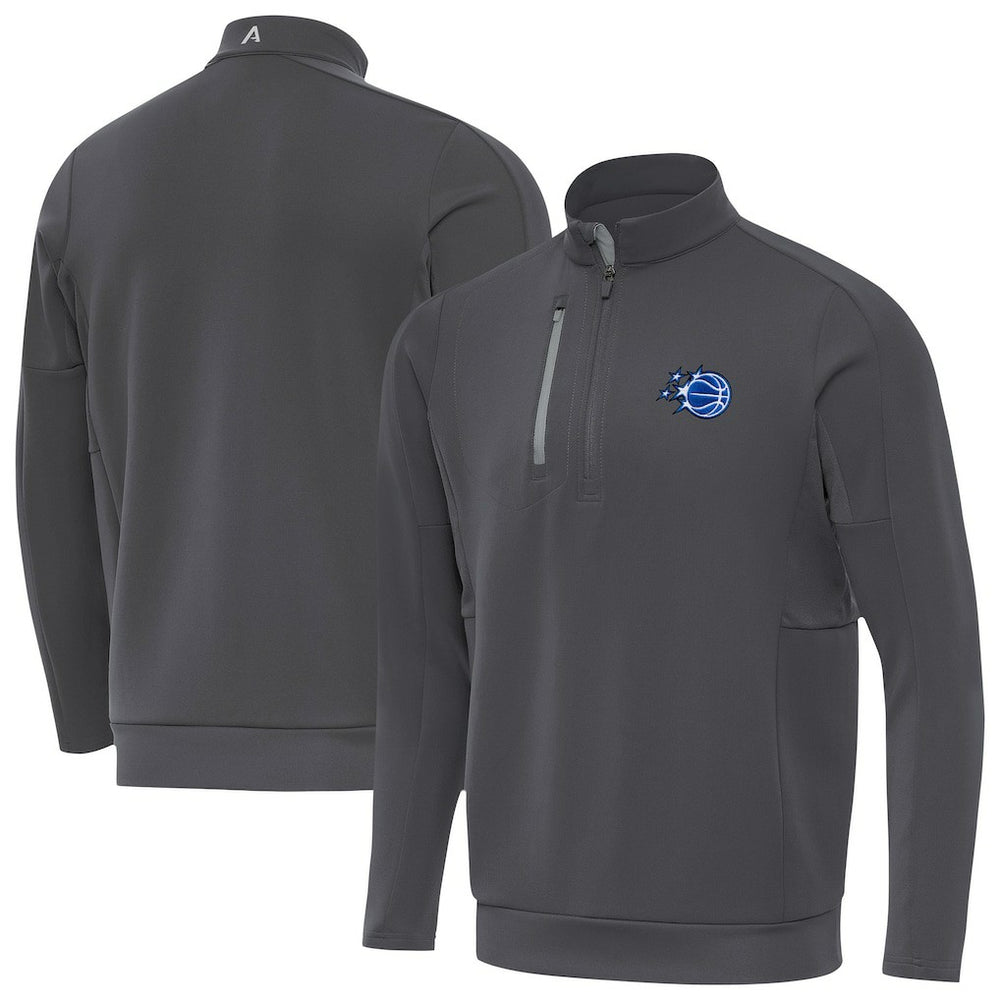 New Era Orlando Magic Antigua New Logo Generation Quarter-Zip Pullover Top