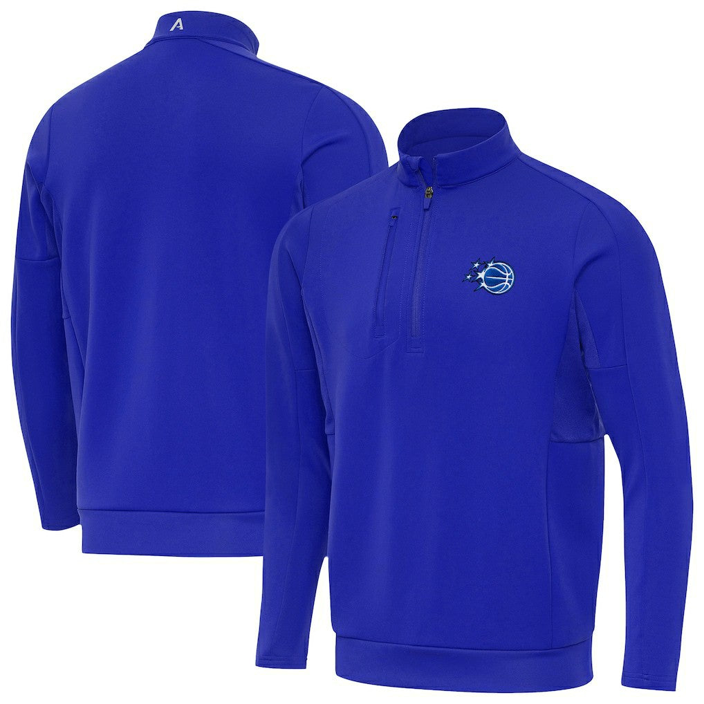 New Era Orlando Magic Antigua New Logo Generation Quarter-Zip Pullover Top