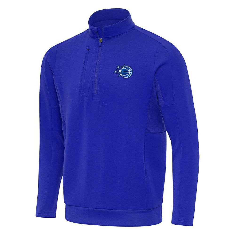 New Era Orlando Magic Antigua New Logo Generation Quarter-Zip Pullover Top