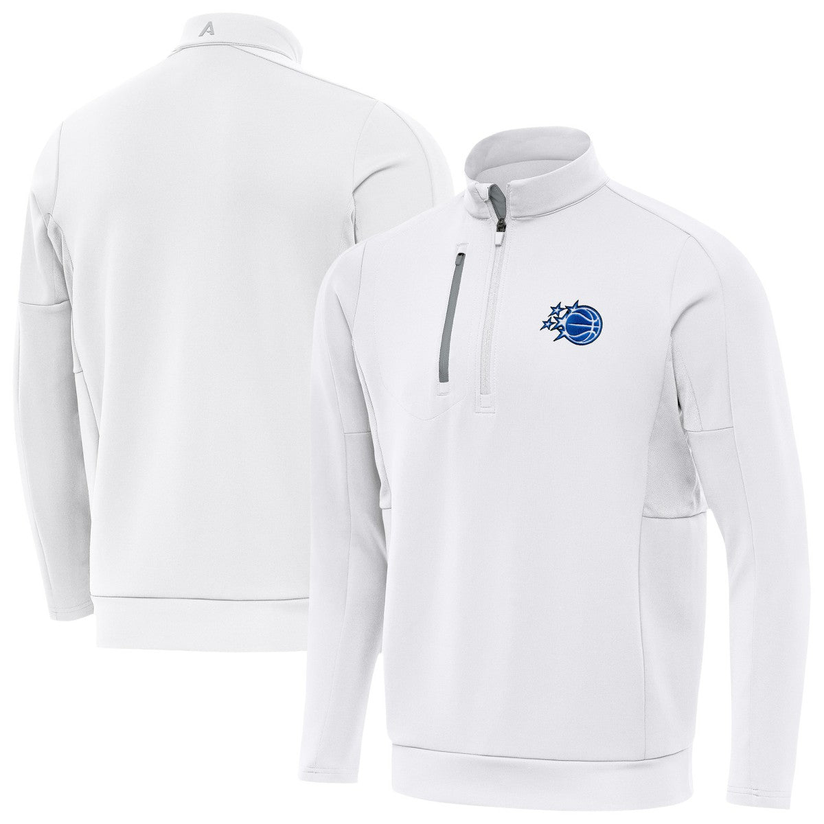 New Era Orlando Magic Antigua New Logo Generation Quarter-Zip Pullover Top
