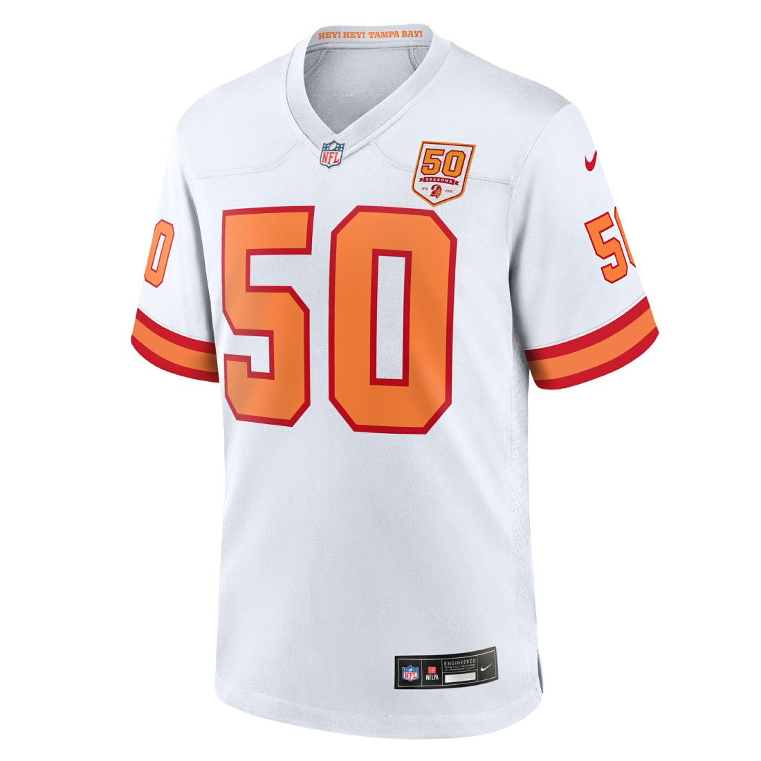 Vita Vea '76  50th Season Game Jersey - Tampa Bay Buccaneers Jerseys