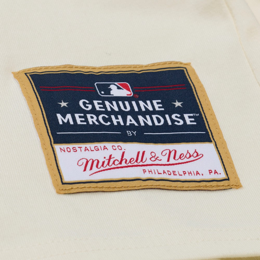 Cream Cincinnati Reds Mitchell & Ness Women's Boyfriend Raglan T-Shirt