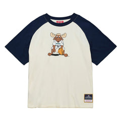 Cream Seattle Mariners Mitchell & Ness Women's Boyfriend Raglan T-Shirt