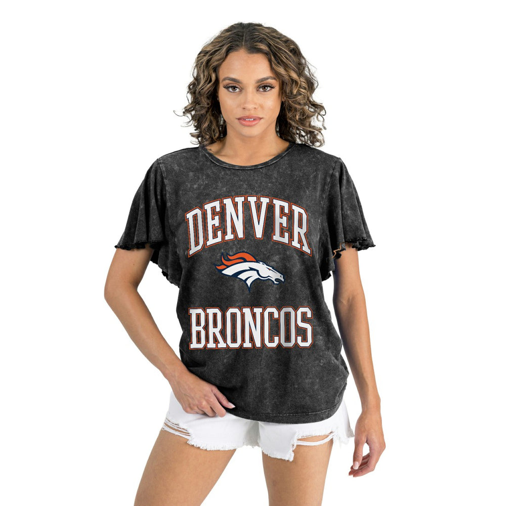 Gameday Couture Women's Relaxed Flutter Sleeve T-Shirt - Denver Broncos T-shirts
