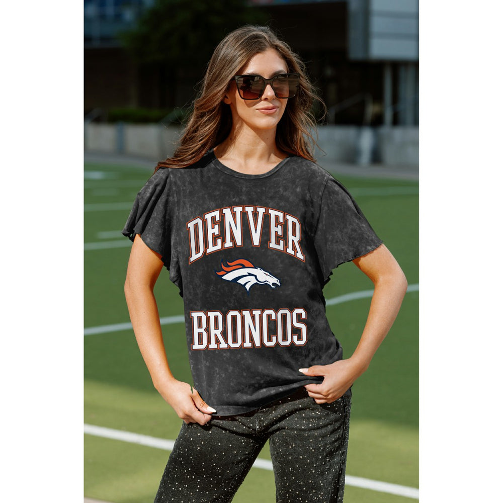 Gameday Couture Women's Relaxed Flutter Sleeve T-Shirt - Denver Broncos T-shirts