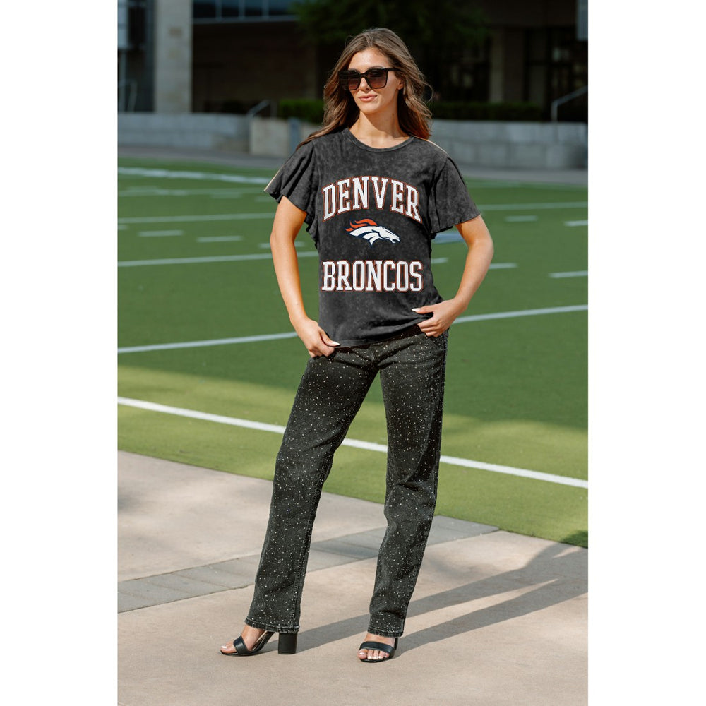 Gameday Couture Women's Relaxed Flutter Sleeve T-Shirt - Denver Broncos T-shirts
