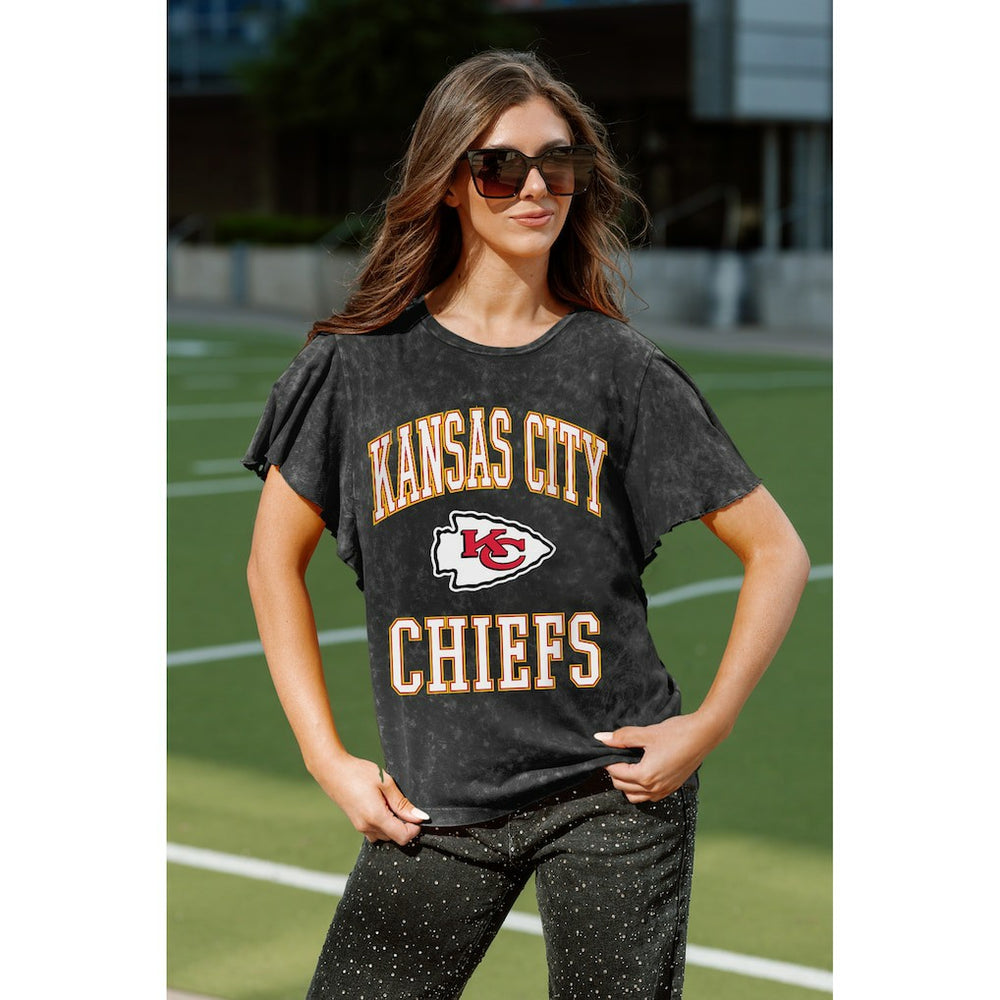 Gameday Couture Women's Relaxed Flutter Sleeve T-Shirt - Kansas City Chiefs T-shirts