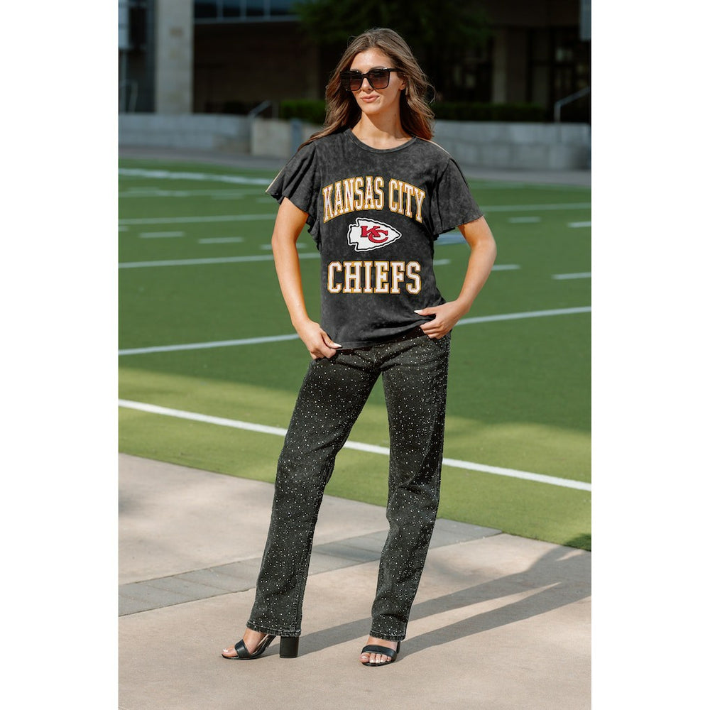 Gameday Couture Women's Relaxed Flutter Sleeve T-Shirt - Kansas City Chiefs T-shirts