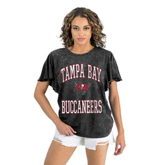 Gameday Couture Women's Relaxed Flutter Sleeve T-Shirt - Tampa Bay Buccaneers T-shirts