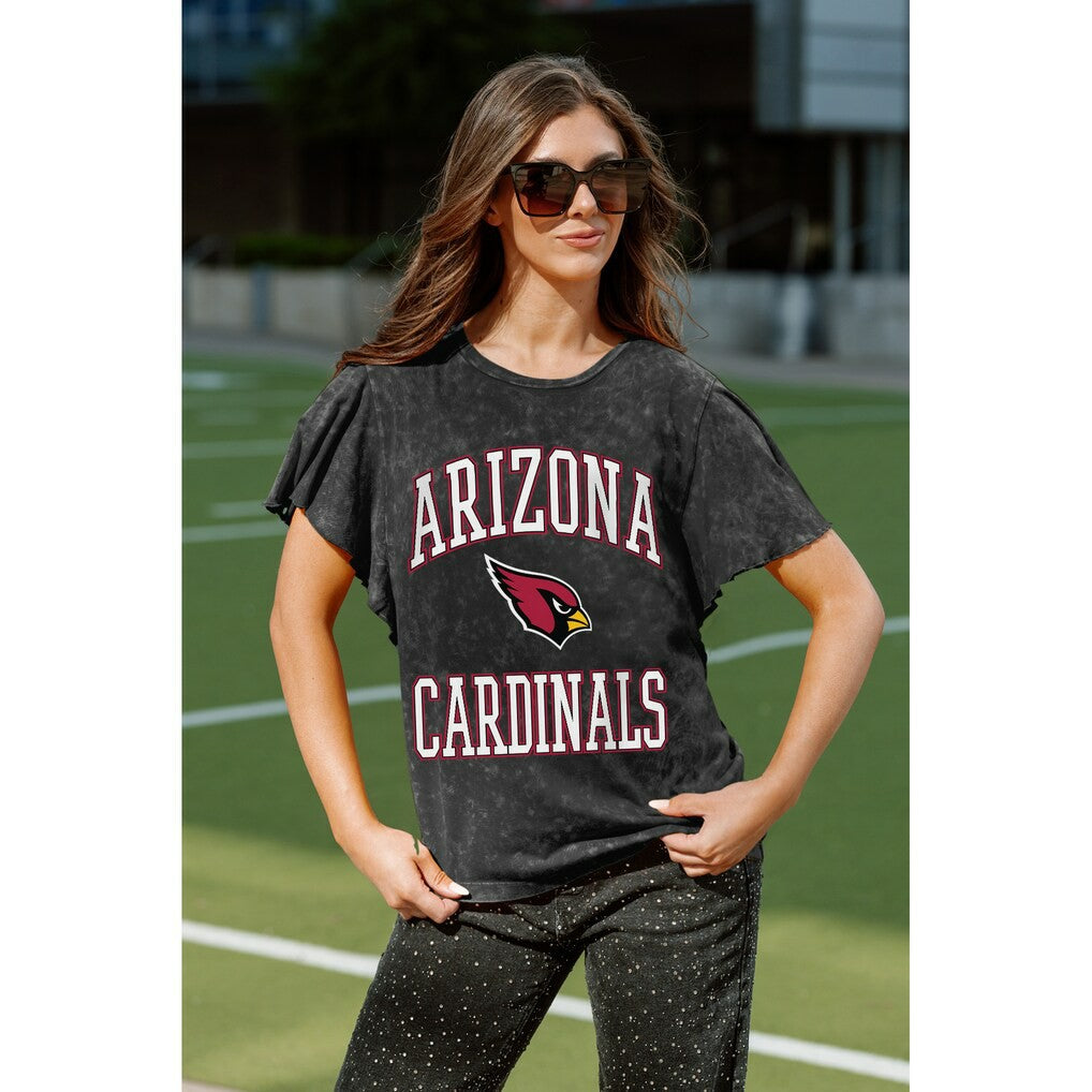 Gameday Couture Women's Relaxed Flutter Sleeve T-Shirt - Arizona Cardinals T-shirts