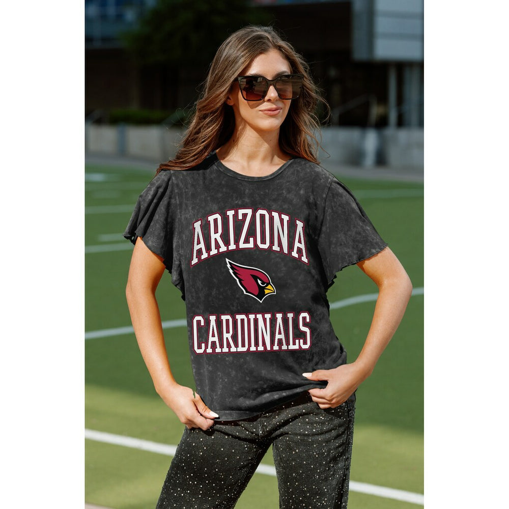 Gameday Couture Women's Relaxed Flutter Sleeve T-Shirt - Arizona Cardinals T-shirts