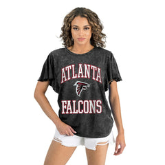 Gameday Couture Women's Relaxed Flutter Sleeve T-Shirt - Atlanta Falcons T-shirts