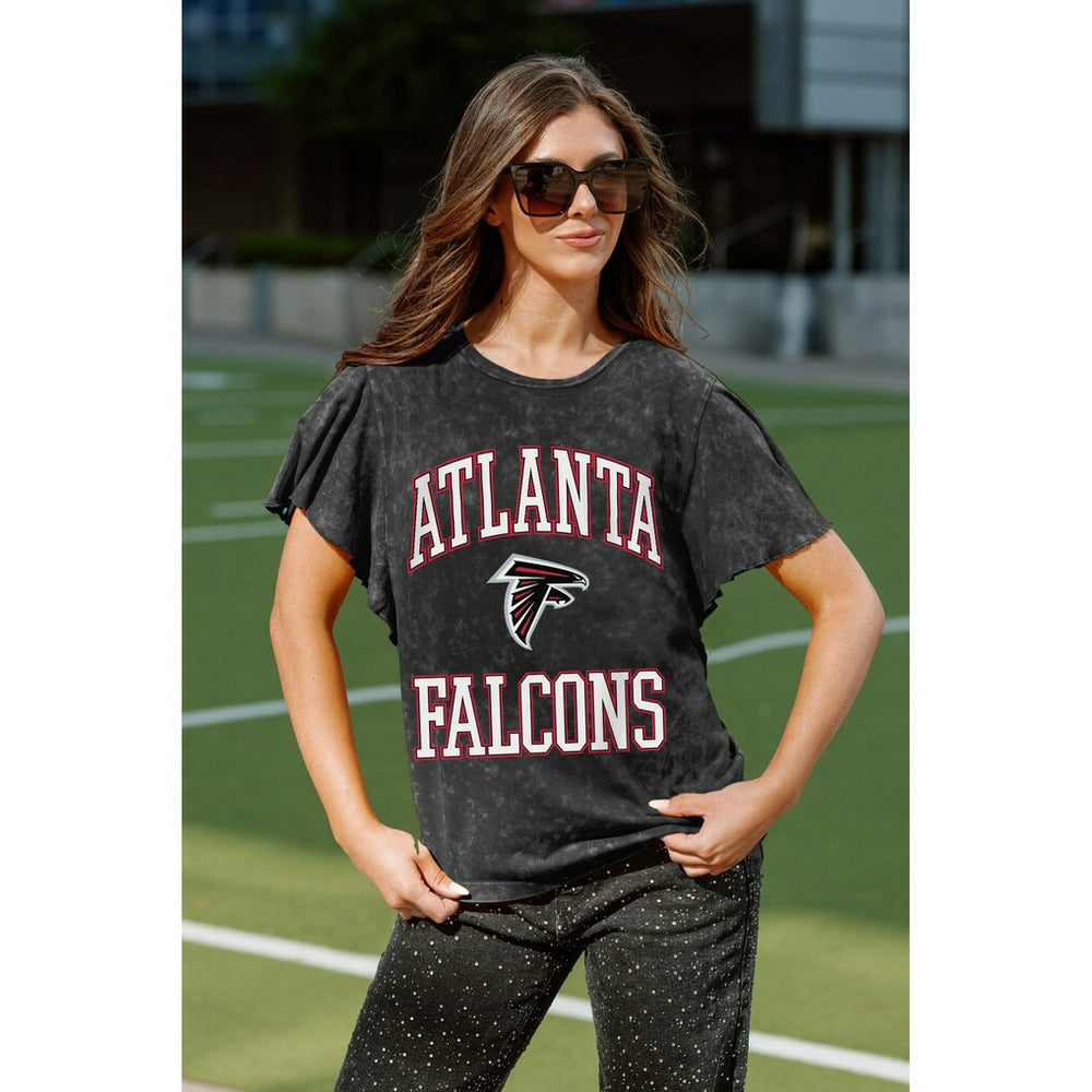 Gameday Couture Women's Relaxed Flutter Sleeve T-Shirt - Atlanta Falcons T-shirts
