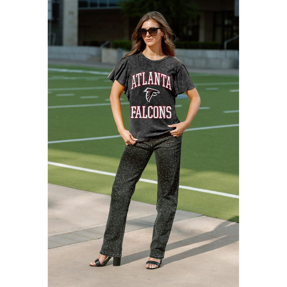 Gameday Couture Women's Relaxed Flutter Sleeve T-Shirt - Atlanta Falcons T-shirts