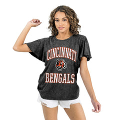 Gameday Couture Women's Relaxed Flutter Sleeve T-Shirt - Cincinnati Bengals T-shirts