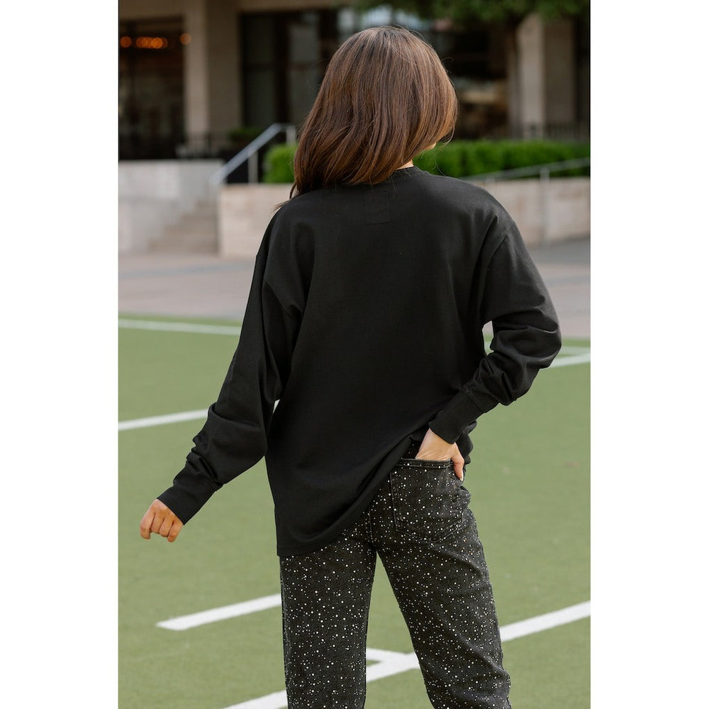 Gameday Couture Women's Oversized Long Sleeve T-Shirt - Jacksonville Jaguars T-shirts