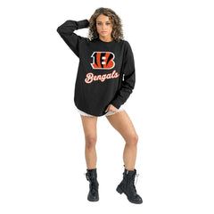 Gameday Couture Women's Oversized Long Sleeve T-Shirt - Cincinnati Bengals T-shirts