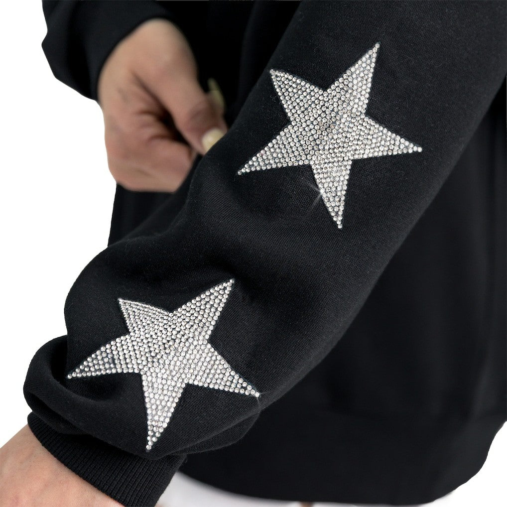 Gameday Couture Women's Velocity Relaxed Rhinestone Pullover Sweatshirt - Dallas Cowboys Pullover
