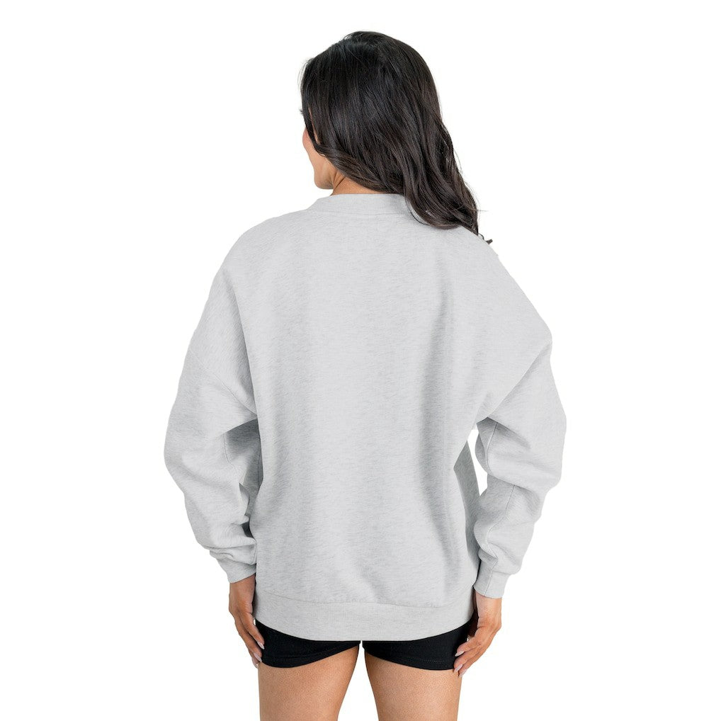 Gameday Couture Women's Home Turf Oversized Premium Fleece Pullover Sweatshirt - Seattle Seahawks Pullover