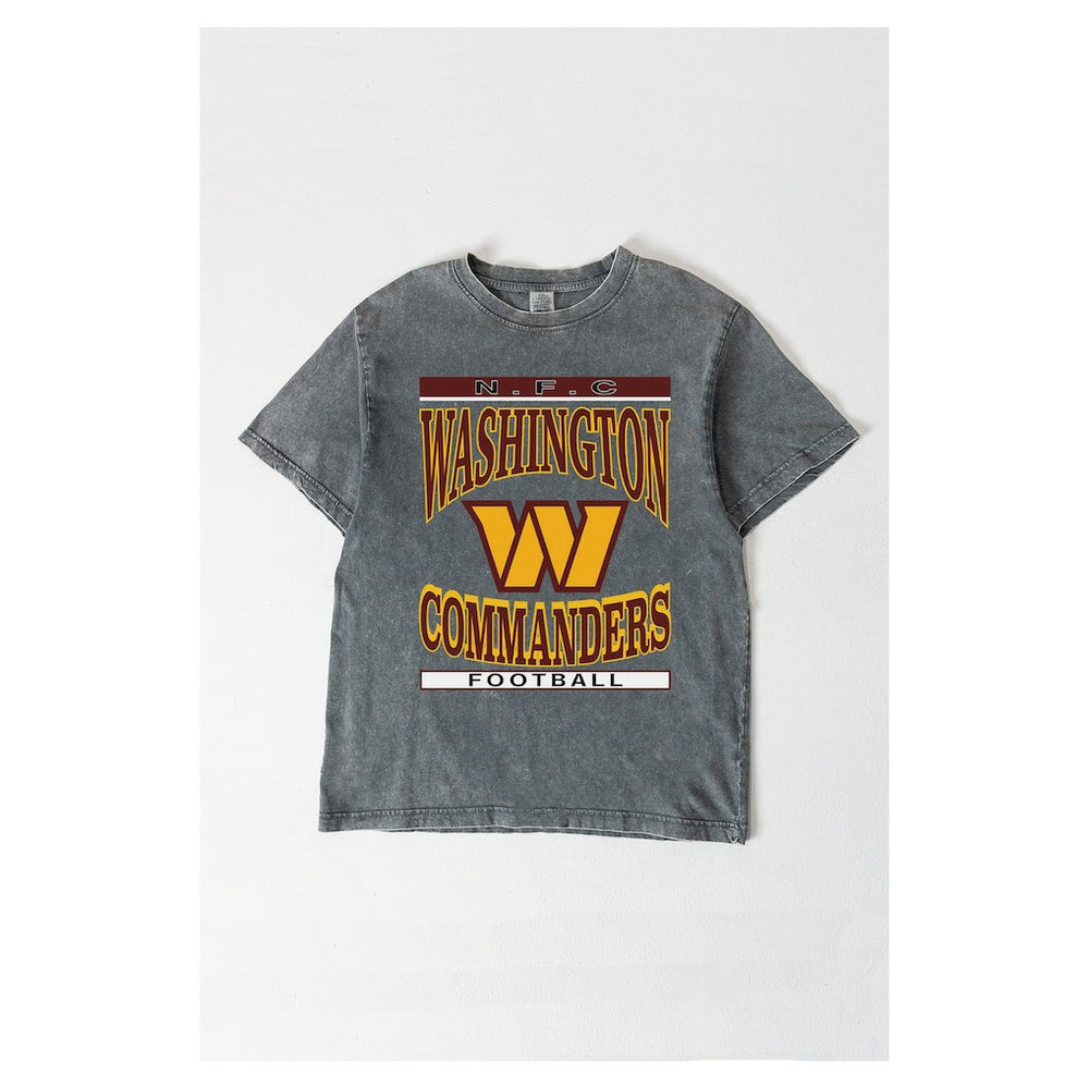 Gameday Couture Women's Oversized Classic Grind Washed T-Shirt - Washington Commanders T-shirts