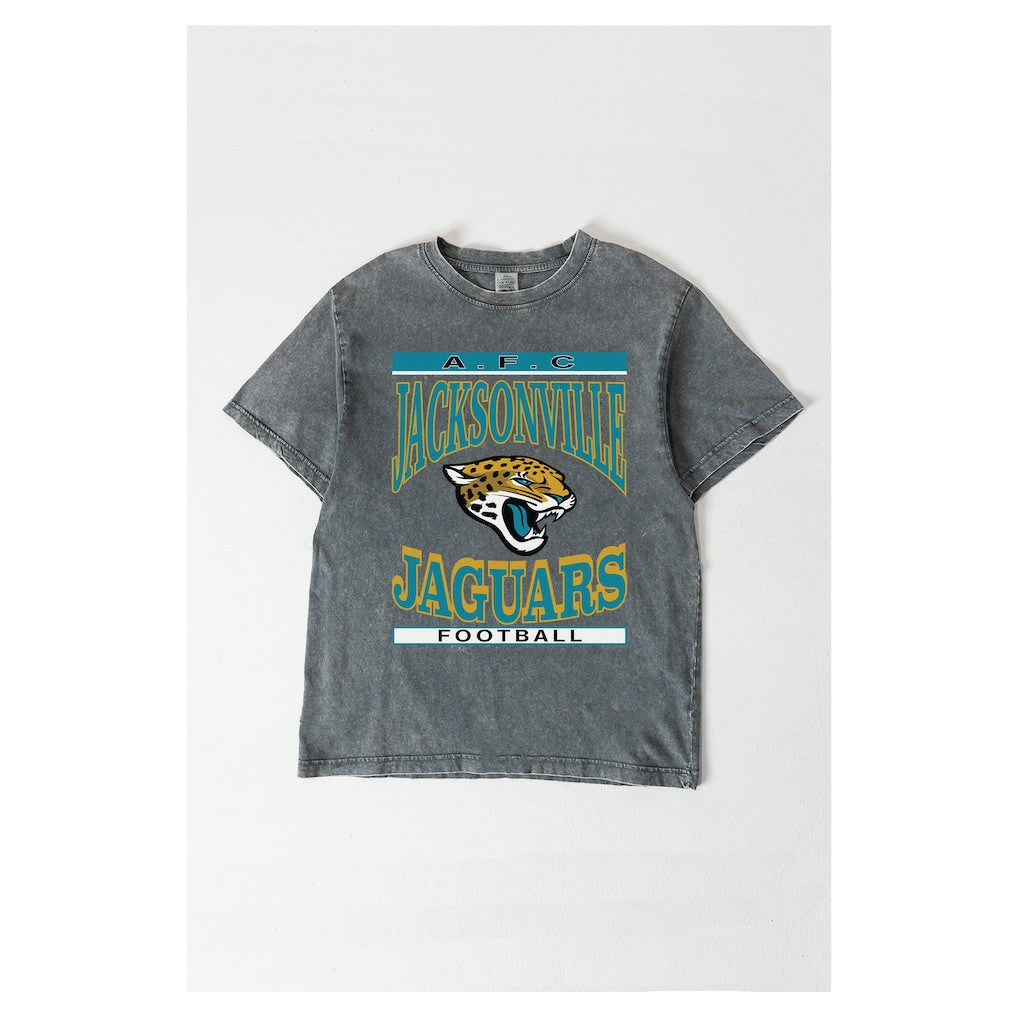 Gameday Couture Women's Oversized Classic Grind Washed T-Shirt - Jacksonville Jaguars T-shirts
