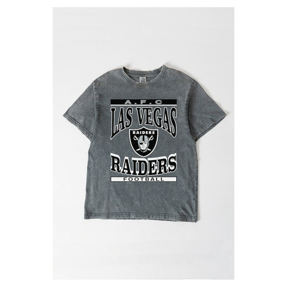 Gameday Couture Women's Oversized Classic Grind Washed T-Shirt - Las Vegas Raiders T-shirts