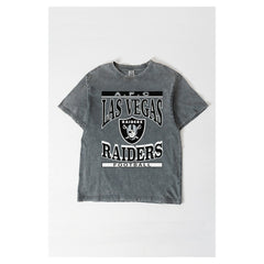 Gameday Couture Women's Oversized Classic Grind Washed T-Shirt - Las Vegas Raiders T-shirts
