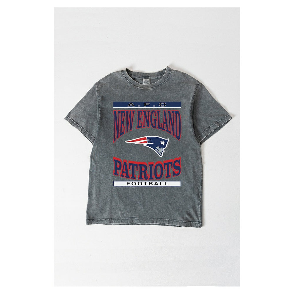 Gameday Couture Women's Oversized Classic Grind Washed T-Shirt - New England Patriots T-shirts