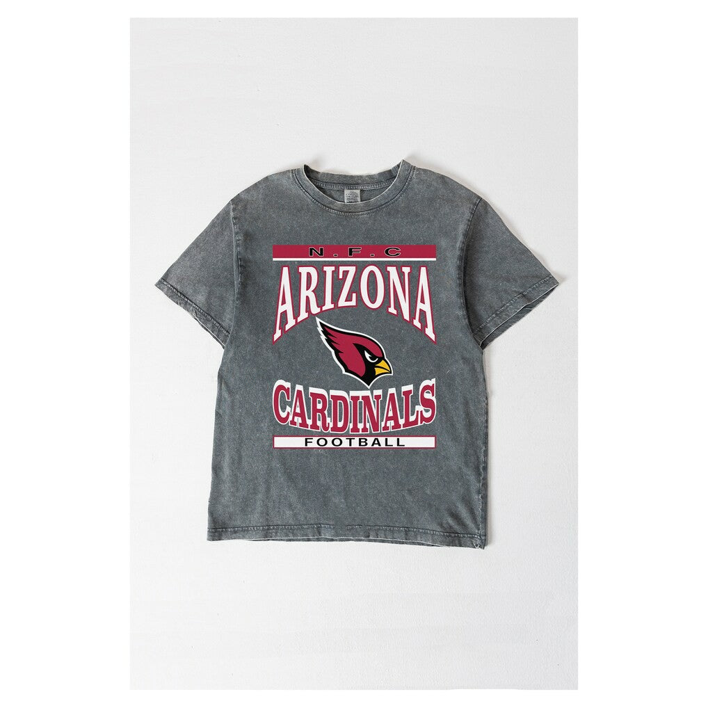 Gameday Couture Women's Oversized Classic Grind Washed T-Shirt - Arizona Cardinals T-shirts