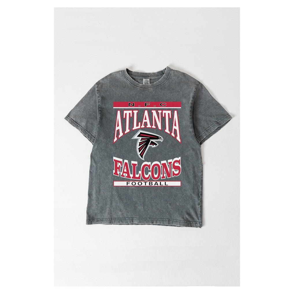 Gameday Couture Women's Oversized Classic Grind Washed T-Shirt - Atlanta Falcons T-shirts