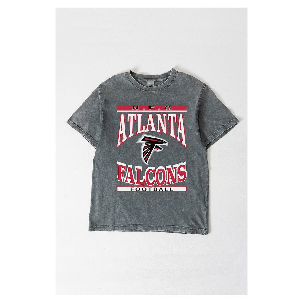 Gameday Couture Women's Oversized Classic Grind Washed T-Shirt - Atlanta Falcons T-shirts