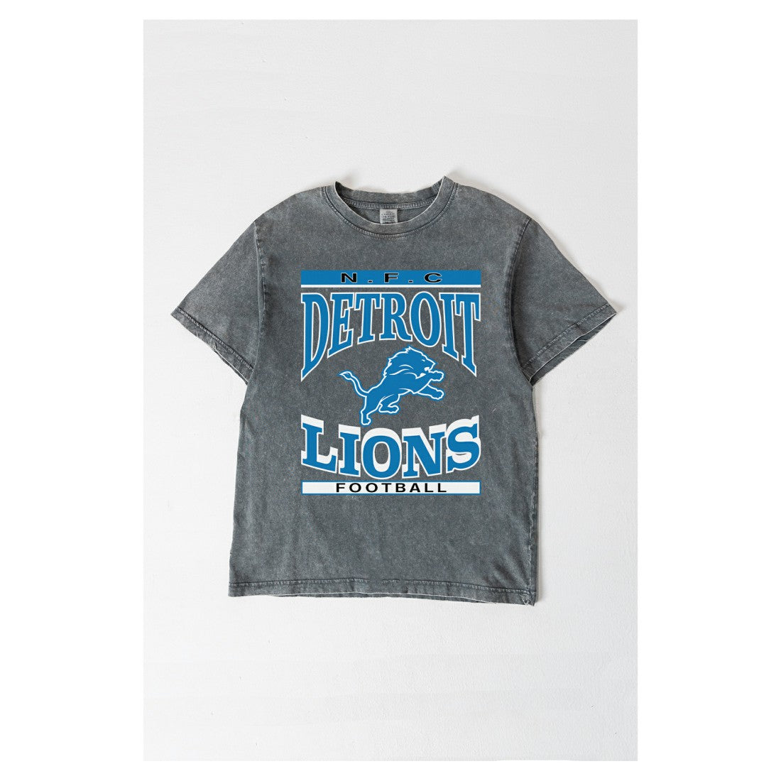 Gameday Couture Women's Oversized Classic Grind Washed T-Shirt - Detroit Lions T-shirts