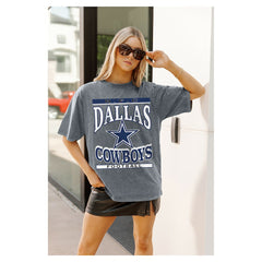 Gameday Couture Women's Oversized Classic Grind Washed T-Shirt - Dallas Cowboys T-shirts