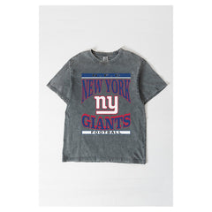 Gameday Couture Women's Oversized Classic Grind Washed T-Shirt - New York Giants T-shirts