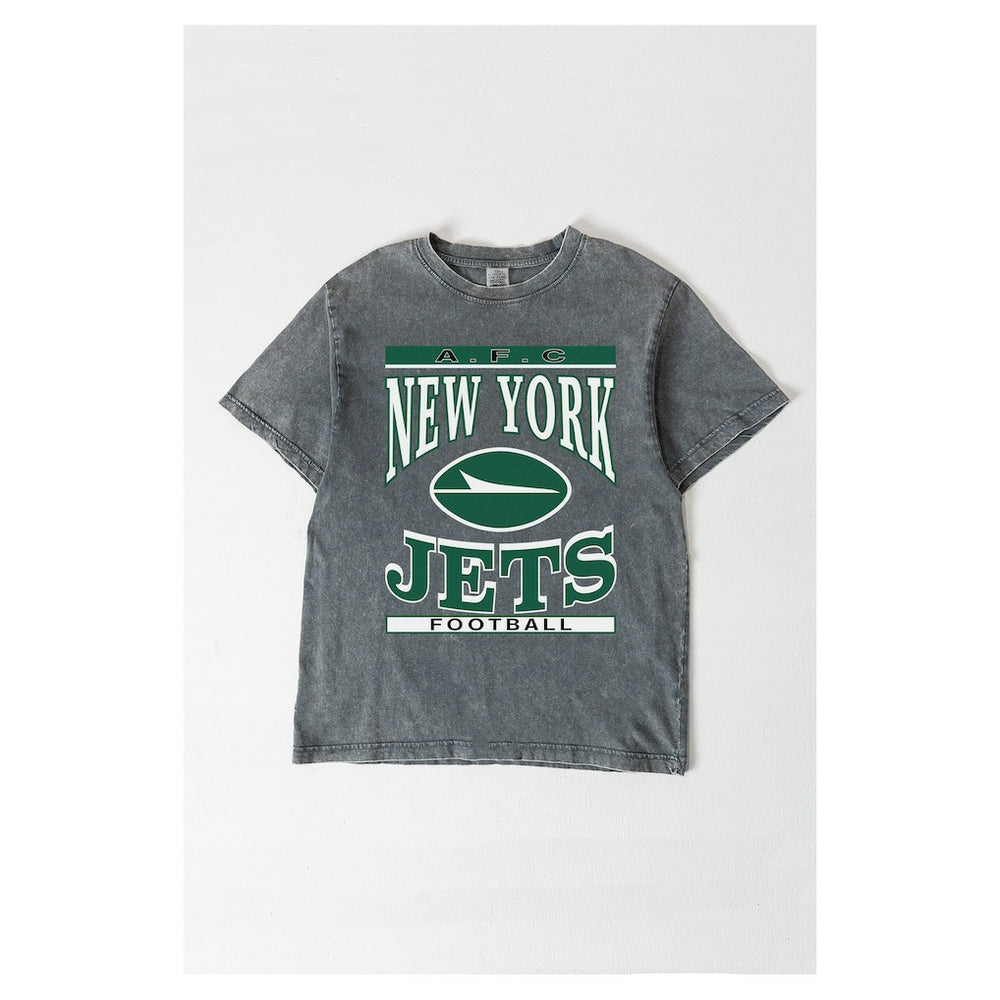 Gameday Couture Women's Oversized Classic Grind Washed T-Shirt - New York Jets T-shirts