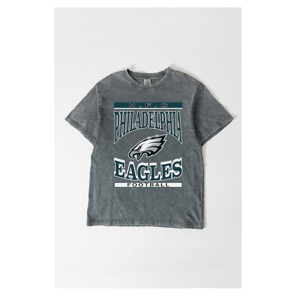Gameday Couture Women's Oversized Classic Grind Washed T-Shirt - Philadelphia Eagles T-shirts
