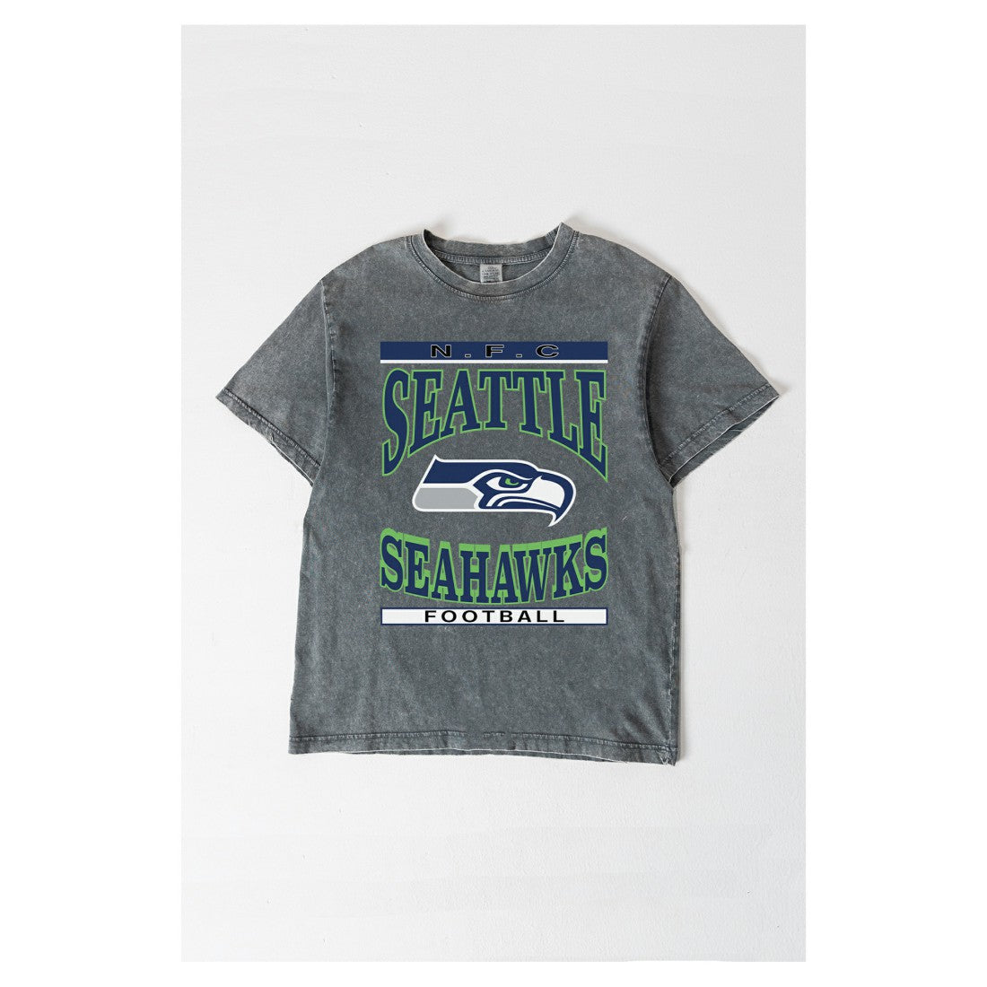Gameday Couture Women's Oversized Classic Grind Washed T-Shirt - Seattle Seahawks T-shirts