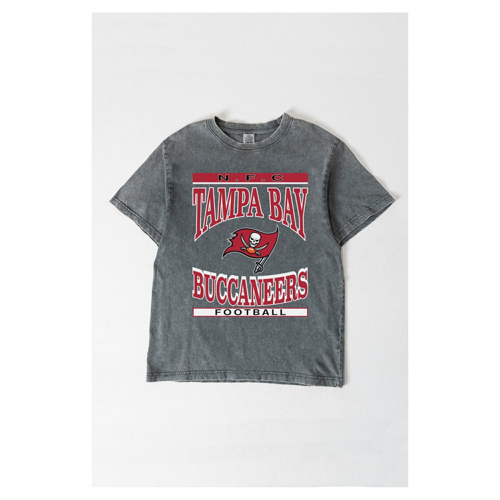 Gameday Couture Women's Oversized Classic Grind Washed T-Shirt - Tampa Bay Buccaneers T-shirts