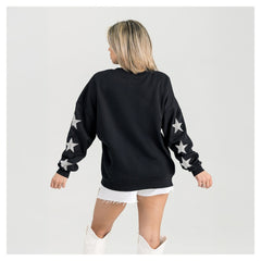 Gameday Couture Women's Pure Victory Rhinestud Star-Sleeve Pullover Sweatshirt - Philadelphia Eagles Pullover