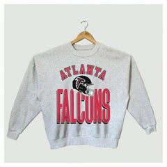 Gameday Couture Women's Fierce Focus Premium Oversized Fleece Pullover Sweatshirt - Atlanta Falcons Pullover