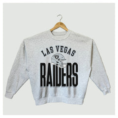 Gameday Couture Women's Fierce Focus Premium Oversized Fleece Pullover Sweatshirt - Las Vegas Raiders Pullover