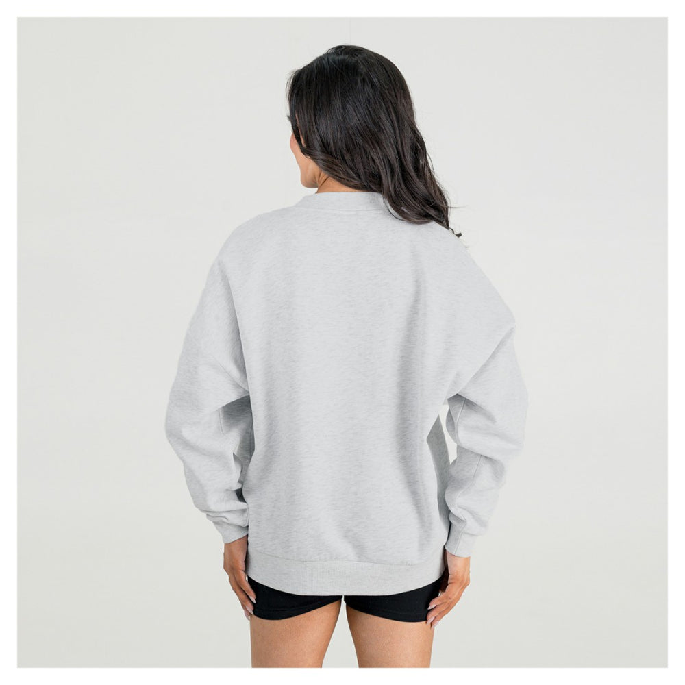 Gameday Couture Women's Fierce Focus Premium Oversized Fleece Pullover Sweatshirt - Tampa Bay Buccaneers Pullover