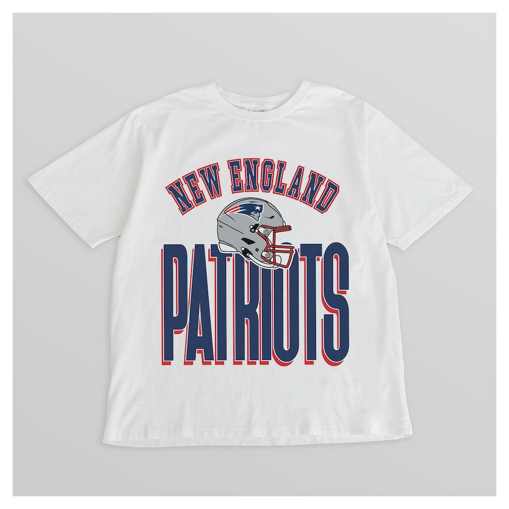 Gameday Couture Women's Oversized Classic Fierce Focus T-Shirt - New England Patriots T-shirts